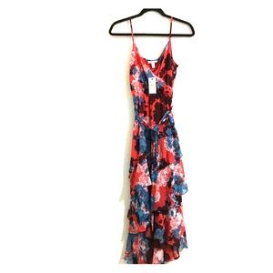 BAR III FLORAL PETALS SUNDRESS SZ SMALL SLEEVELESS